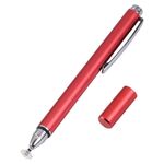 Penna stilo capacitivo per dischi in silicone universale (rosso)