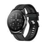 T3 IP68 1,36 pollici orologio da orologio in silicone con schermo Smart Smart (nero)