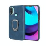 Per Motorola Moto E20 / E30 / E40 custodia per telefono ad anello (blu)