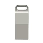 JHQG1 Step Shape Metal High Speed USB Flash Drives, Capacità: 128 GB (grigio argento)