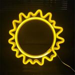 NEON LED modellazione lampada decorazione luce notturna, stile: giallo sole luce