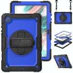 Per Samsung Galaxy Tab A8 10.5 2021 X200 / X205 Silicone + Case tablet PC (blu + nero)