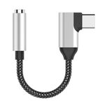 Ta14 USB-C / Type-C maschio a 3.5mm Audio Audio Adattatore auricolare auricolare (argento)