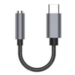 TA14 USB-C / Type-C maschio a 3,5 mm AD AUDIO AUDIO STUDATORE AUTOCOMPATORE AUTOCOMPATORE (Grigio)