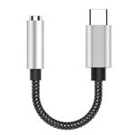 TA14 USB-C / TYPE-C maschio a 3,5 mm AD AUDIO AUDIO AUTORE AUTOCOMPATORE AUTOCOMPATORE (Argento)