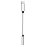 Ta11-R1 USB-C / TYPE-C maschio a 3,5 mm AD AUDIO Femmina TPE Braid Adattatore auricolare (argento)