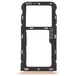 Vassoio della scheda SIM + vassoio di scheda micro SD per ZTE BLADE V9 (oro)