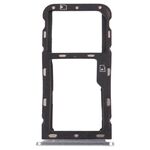 Vassoio della scheda SIM + vassoio della scheda micro SD per ZTE BLADE V9 (argento)