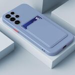 Per Samsung Galaxy S22 Ultra 5G Skin Feel card a contrasto Colore tasto TPU Cassa del telefono TPU (grigio)