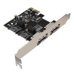 SATA PCI-E a ESATA RISER CARD + SATA 3.0 6G PCIE a SATA Scheda di espansione