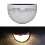 N760B 6 LED LED a prova di pioggia per esterni a prova di pioggia per esterni a prova di parete semicircolare (luce calda)