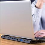 12 in 1 Adattatore multifunzione Type-C Adattatore hub con funzione stand (THL-282)