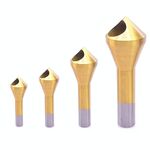 4 PCS / SET ACCIAIO AGGLIETTO AGGLIETTO A 90 gradi Rinnovamento Pannello di interpolazione Coltello smussato