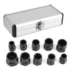 10 PCS / SET DH dado estrattore a vite Strumento di rimozione del filo Bolt Estrattore ad alto