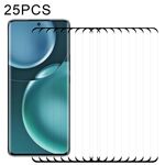 25 PCS Bordo colla 3D bordo curvo a schermo intero film in vetro temperato per onore magico4 (nero)