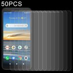 50 PCS 0.26mm Film in vetro temperato 9h 2.5D per Alcatel Lumos