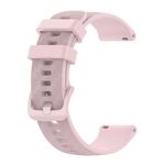 Per Garmin Venu Sq 20mm in fibra di carbonio a strisce a strisce (rosa)