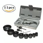 11 PZ / Set 11pcs Foro per la lavorazione del legno 19-64mm Piastra in gesso Plafoniera Soffitto per soffitto