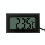 Termometro digitale per interni LCD (display Celsius) (nero)