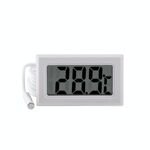 Mini termometro digitale per interni LCD (display Celsius) (bianco)