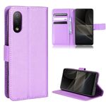 Per Sony Xperia ACE II / SO-41B Diamond Texture Telefono in pelle (viola)