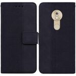 Per Motorola Moto G7 PLAY EU Versione EU Custodia in pelle geometrica Geometrica (Nero)