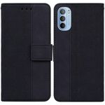 Per Motorola Moto G31 / G41 Custodia in pelle Geometrica Geometrica (Nero)