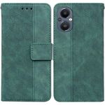 PER ONEPLUS NORD N20 5G Custodia in pelle geometrica geometrica (verde)