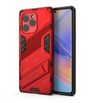 Per onore 60 SE Punk Armor 2 in 1 PC + TPU Cassa del telefono antiurto con supporto invisibile (rosso)