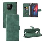 Per Ulefone Armor 8 Skin Feel Magnetic Fibbia in polpaccio Texture in pelle Telefono (verde)