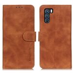 Per OPPO K9 Pro Khazneh Texture retrò PU + TPU Custodia in pelle flip orizzontale con supporto e carta Slot & Portafoglio (Brown)