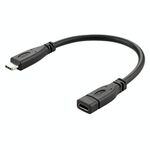 USB 3.1 Type-C / USB-C maschio a tipo-C / USB-C Cavo adattatore Gen2 femminile, lunghezza: 50 cm