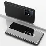 Per Xiaomi Mi 11T / 11T PLATED PLATET PLATEGGIO Custodia in pelle orizzontale orizzontale con supporto (nero)