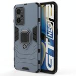 PER OPPO REALME GT NEO2 5G Antiurto antiurto PC + custodia protettiva in TPU con supporto ad anello magnetico (blu navy)