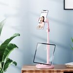 Cat Claw Telescopico supporto per telefono cellulare Multifunzionale Desktop Live Lazy Stacket (ciliegio rosa)