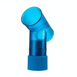 Rullo di capelli magici dell'onda automatica del gancio dei capelli ricci (blu)