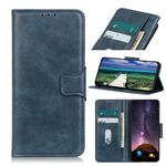 Per Motorola Moto E40 / E20 / E30 Mirren Crazy Horse Texture Horizontal flip custodia in pelle (blu)