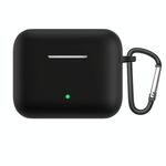 Custodia protettiva per auricolari in silicone a colori solido con gancio per onore auricolari X2 (nero)