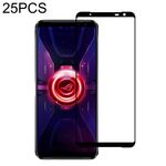 Per ASUS ROG Phone 3 ZS661KL 25 PCS colla full cover full cover protector schermo in vetro temperato