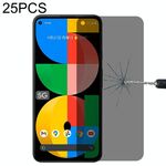 Per Google Pixel 5A 5G 25 PCS 0.3mm 9H Durezza superficie 3D Superficie curva Superficie PRIVACY Pellicola di vetro