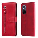 Per Huawei Nova 9 / onore 50 5G texture di vitello cerniera custodia orizzontale flip custodia in pelle (rosso)