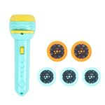 3 Set Bambini Educazione precoce Torcia di proiezione luminosa, specifica: verde + 40 modelli