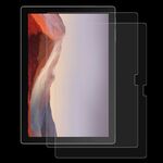2 PCS 9H 2.5D Pellicola in vetro temperato a prova di esplosione a prova di esplosione per Microsoft Surface Pro 7+