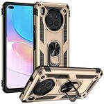 Per Huawei Nova 8i custodia antiurto TPU + PC con supporto rotante a 360 gradi (oro)