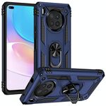 Per Huawei Nova 8i Cassa del telefono TPU + PC + con supporto rotante a 360 gradi (blu)