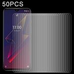 50 PCS 0.26mm 9h Film in vetro temperato per Wiko Power U20