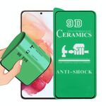 Per Samsung Galaxy S21 5G 9D Pellicola per ceramica con colla a schermo intero