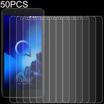 Film in vetro temperato da 50 pezzi 0.26mm 9h 2.5D per Alcatel 1C 2019