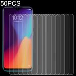 Film in vetro temperato da 50 pezzi 0.26mm 9h 2.5D per Lenovo K10 Plus