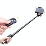 YT-888 Stick Selfie rotante con Bluetooth per smartphone